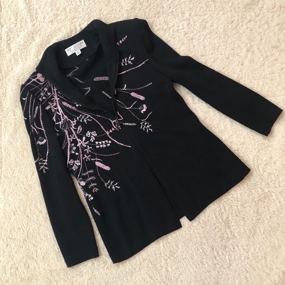 Black St John sweater